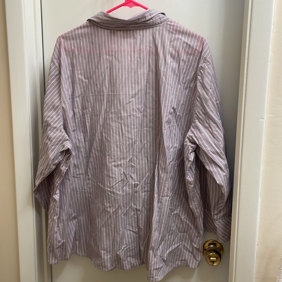 Plus Button Down Top - Picture 4 of 4